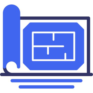 Bilgisayar. Web simgesi basit tasarım