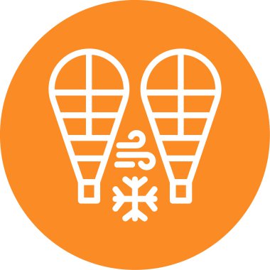 Dondurma simgesinin vektör illüstrasyonu