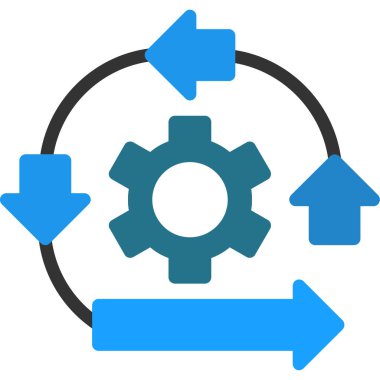 Geliştirme düz vektör simgesi