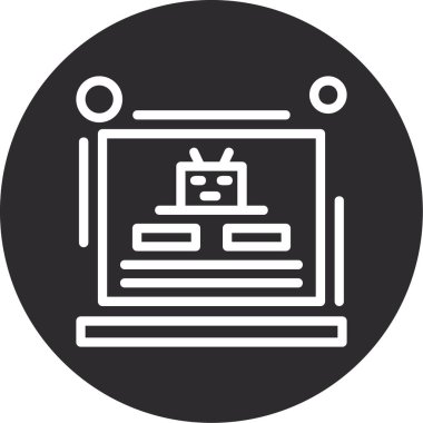 seo modern simgesinin vektör illüstrasyonu