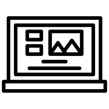 Bilgisayar monitörü simgesi, özet biçimi