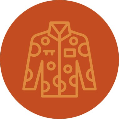 vektör ceket simgesi