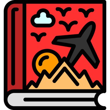 Kitap. Web simgesi basit illüstrasyon