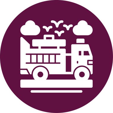 Modern simgenin vektör illüstrasyonu