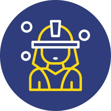 Bir insan simgesinin vektör illüstrasyonu