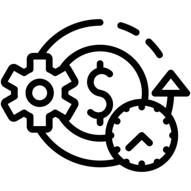 Vitesler ve dolar simgesi. Tasarım tasarımı. vektör illüstrasyonu.