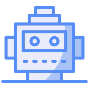 Robot Web simgesi basit illüstrasyon