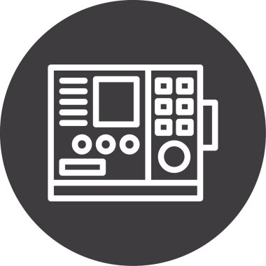 Kamera. Web simgesi basit illüstrasyon