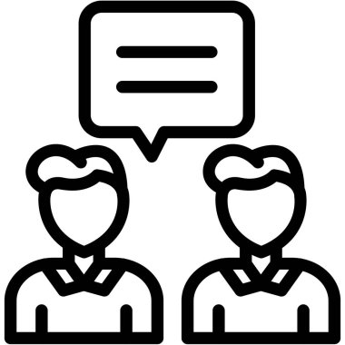 toplantı simgesi çizimi