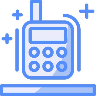 Radyo. Web simgesi basit illüstrasyon