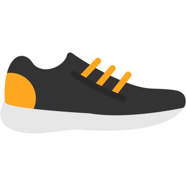 Spor ve ayakkabı logosunun vektör çizimi. Stok için spor ve atletik vektör simgesi.