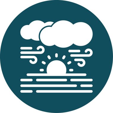 Bulut. Web simgesi basit tasarım