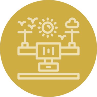 modern simge vektör illüstrasyonu