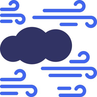 Bulut. Web simgesi basit illüstrasyon