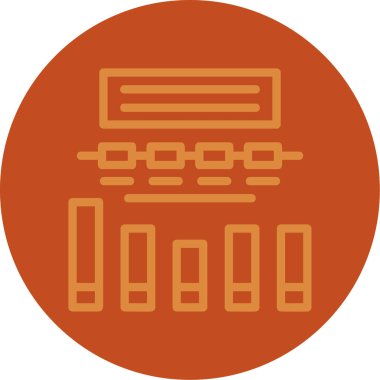 veri simgesi vektör illüstrasyonu