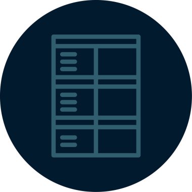 seo modern simgesinin vektör illüstrasyonu