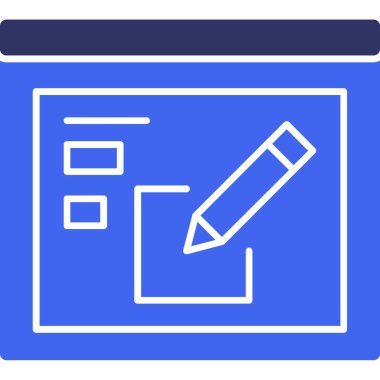 Bir belgenin vektör illüstrasyonu