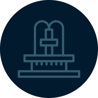 Soyut arka grupta izole edilmiş kek simgesi