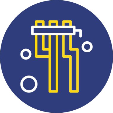 Bir b simgesinin vektör illüstrasyonu