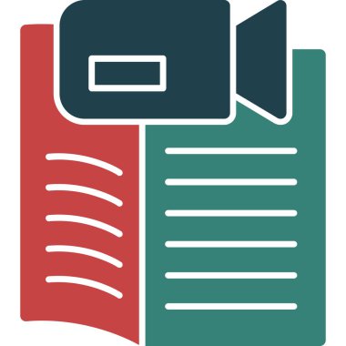 belge simgesi, vektör çizimi