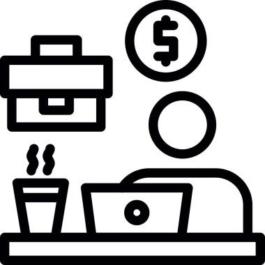 İş ve finans ikonu seti. vektör