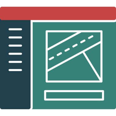 tarayıcı pencere vektör simgesi