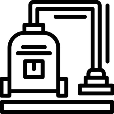 şişe içecek ikonu ana hatlarıyla