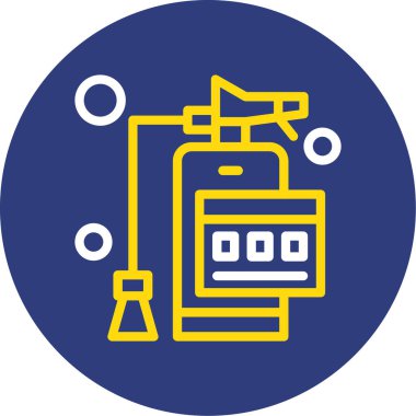 seo modern simgesinin vektör illüstrasyonu