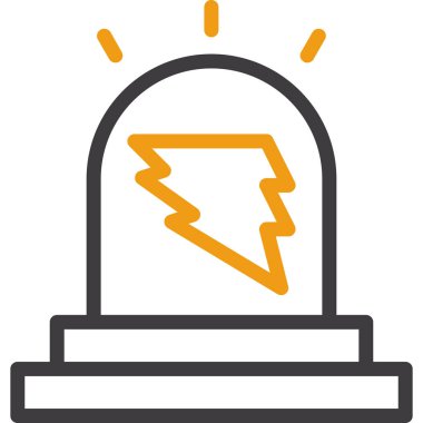 Güç. Web simgesi basit illüstrasyon