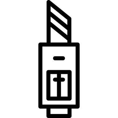 usb buji simgesi vektör illüstrasyonu