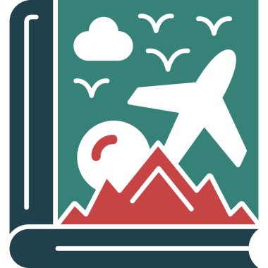 uçuş rezervasyonu vektör simgesi