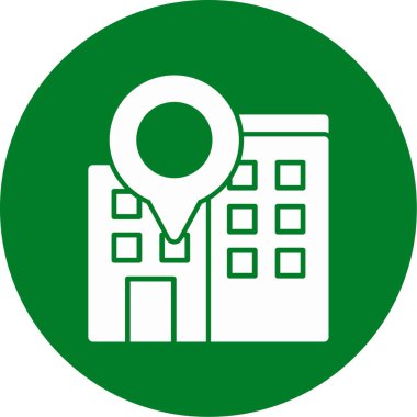 harita pin simgesi, vektör illüstrasyonu