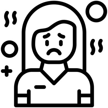 avatar. Web simgesi basit illüstrasyon