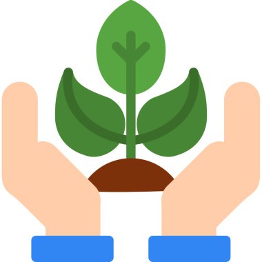 ekoloji çevre bitki simgesi