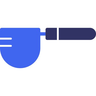 kürek simgesi vektör illüstrasyonu