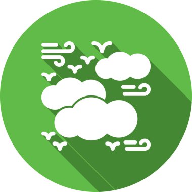 Bulut. Web simgesi basit tasarım