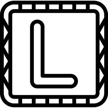 Modern bir simgenin vektör illüstrasyonu