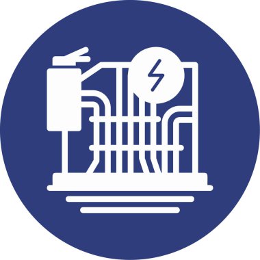 Modern oto tamir simgesinin vektör illüstrasyonu