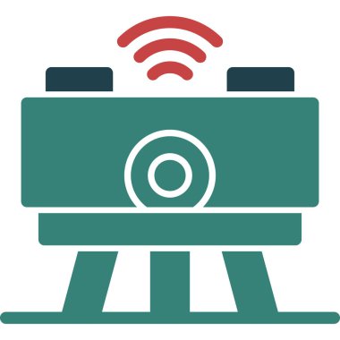 Kamera simgesi, vektör illüstrasyonu