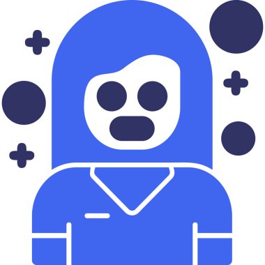 Hayalet. Web simgesi basit illüstrasyon