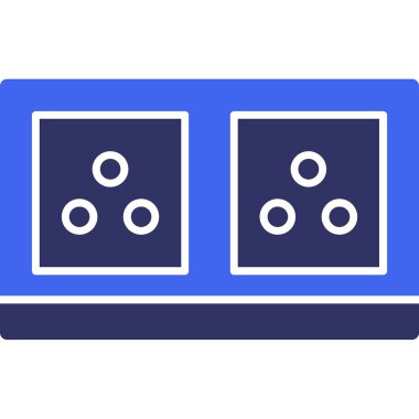 Modern bir simgenin vektör illüstrasyonu