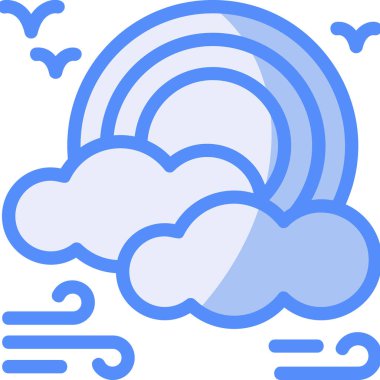 Hava tahmini bulutlu simgesi