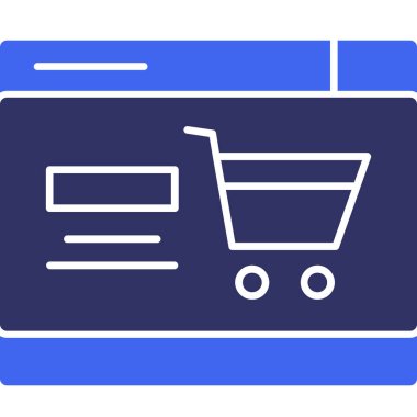 Alışveriş arabası. Basit tasarım