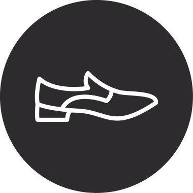 Ayakkabı simgesi, basit tarzı