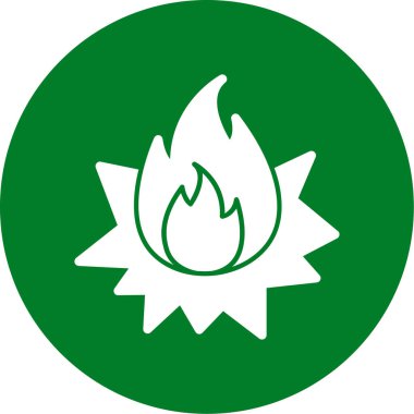 Alev Patlaması Kabartma Çemberi, Vektör İllüzyonu