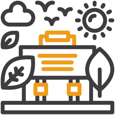 Tarım tarım tarım ikonu ana hatları biçiminde