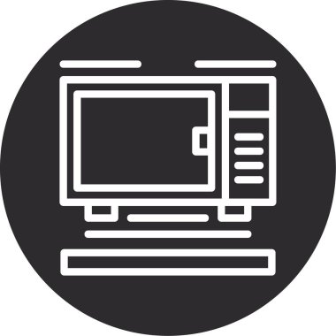 dizüstü bilgisayar simgesi, vektör illüstrasyonu