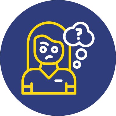 Bir insan simgesinin vektör illüstrasyonu