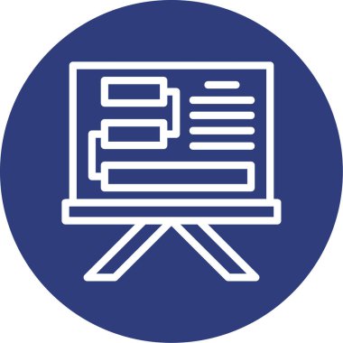 vektör lcd simgesi illüstrasyonu