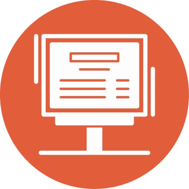 Otopark Saati Kabartma Çemberi, Vektör İllüstrasyonu